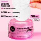 Hámlasztó vattakorongok AHA+BHA+PHA+LHA lágyító hatású, 50 db, 150ml