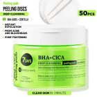 Hámlasztó vattakorongok BHA + CICA mélytisztító hatású, 50 db, 150ml