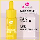 VITAMIN C ELIXIR (1,5%) ragyogó arcszérum és toner, 20 ml